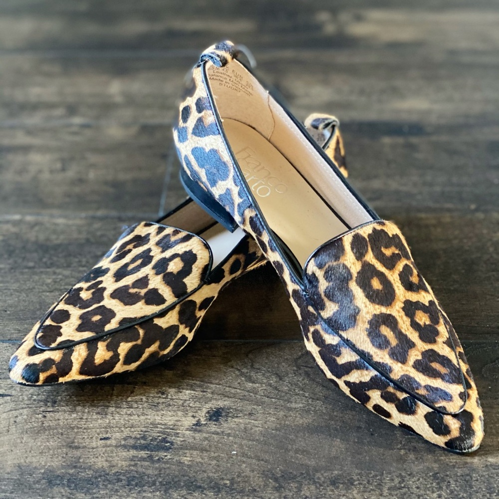 Franco Sarto Leopard Cheetah Flats
